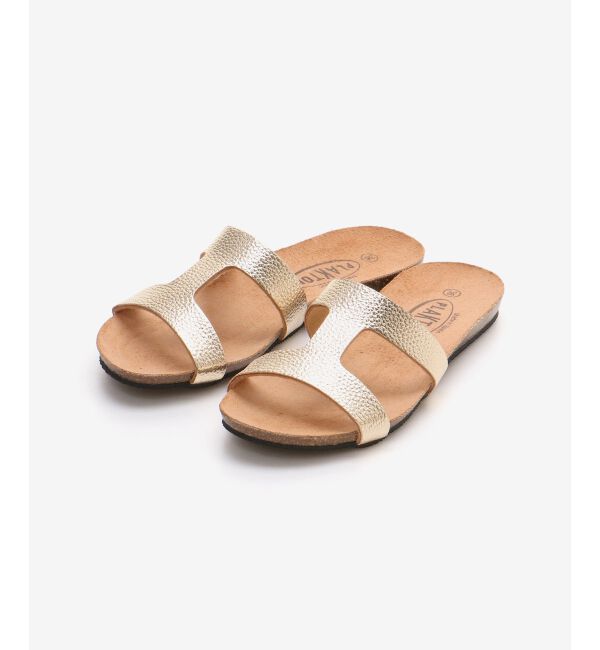  「PLAKTON メタリックサンダル」|サンダル|