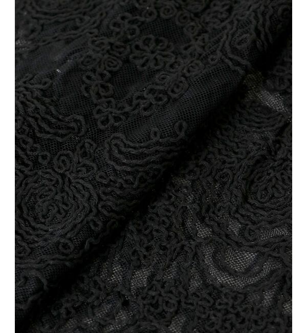 le.coeur blanc「《手洗い可能》TORRAZZO DONNAメッシュレースベスト」|ベスト・ジレ|