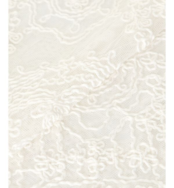 le.coeur blanc「《手洗い可能》TORRAZZO DONNAメッシュレースベスト」|ベスト・ジレ|