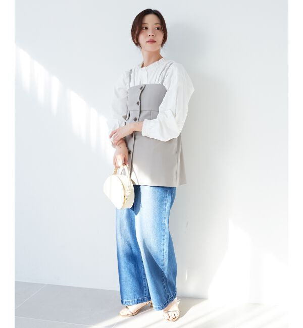 le.coeur blanc「サイロツイルビスチェ」|キャミソール|