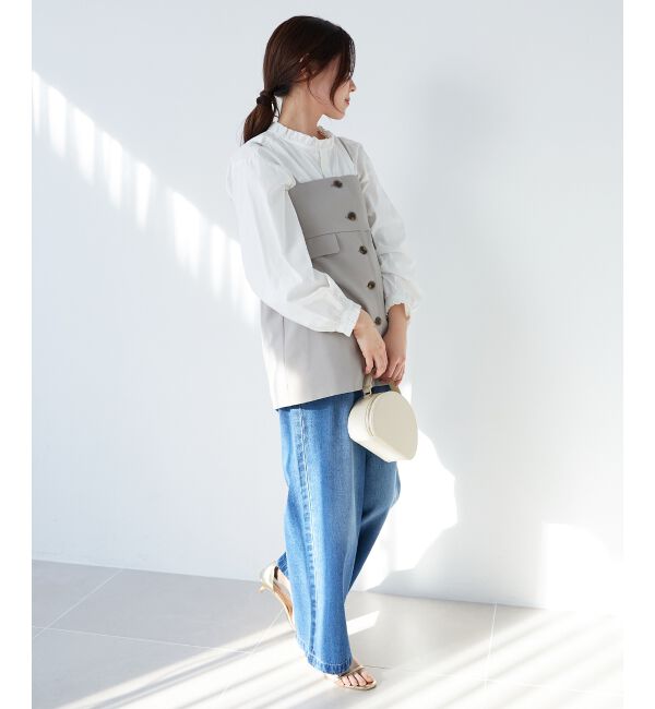 le.coeur blanc「サイロツイルビスチェ」|キャミソール|