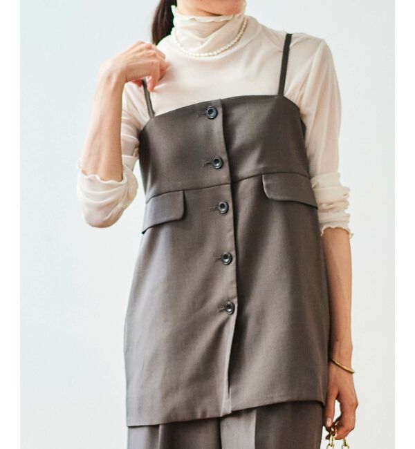 le.coeur blanc「サイロツイルビスチェ」|キャミソール|