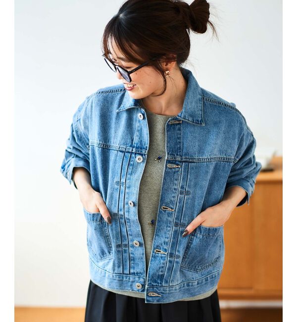 le.coeur blanc「片畦ビジューニットベスト」|ベスト・ジレ|