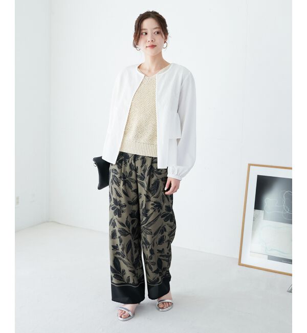  「《手洗い可能》スパンコールメッシュ2WAYニットベスト」|ベスト・ジレ|