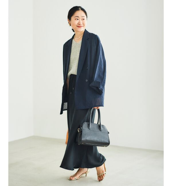  「《手洗い可能》スパンコールメッシュ2WAYニットベスト」|ベスト・ジレ|