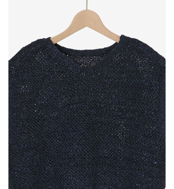  「《手洗い可能》スパンコールメッシュ2WAYニットベスト」|ベスト・ジレ|
