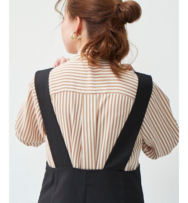 le.coeur blanc「ストライプボウタイブラウス」|シャツ・ブラウス|