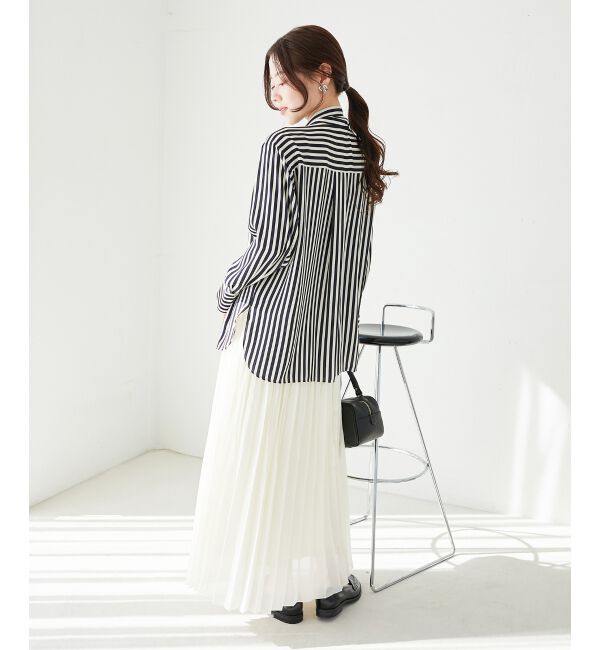 le.coeur blanc「ストライプボウタイブラウス」|シャツ・ブラウス|