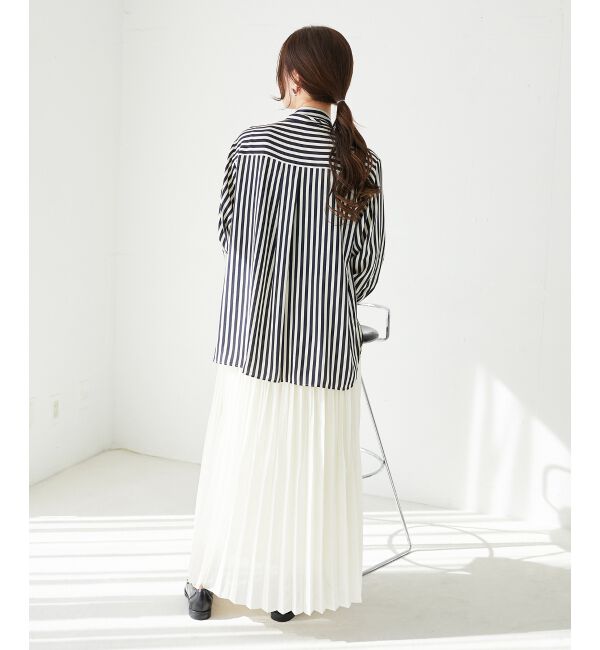 le.coeur blanc「ストライプボウタイブラウス」|シャツ・ブラウス|