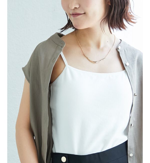  「CICA加工カップツキキャミ」|キャミソール|