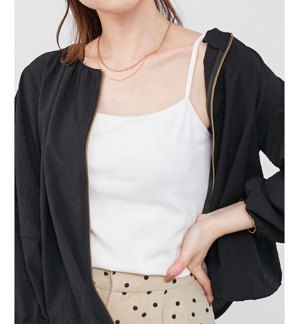  「CICA加工カップツキキャミ」|キャミソール|