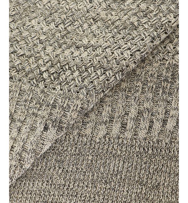  「《手洗い可能》柄編みミックスデザインニットベスト」|ベスト・ジレ|