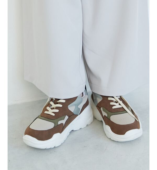  「《WEB限定アイテム》クッションソールボリュームスニーカー」|スニーカー|