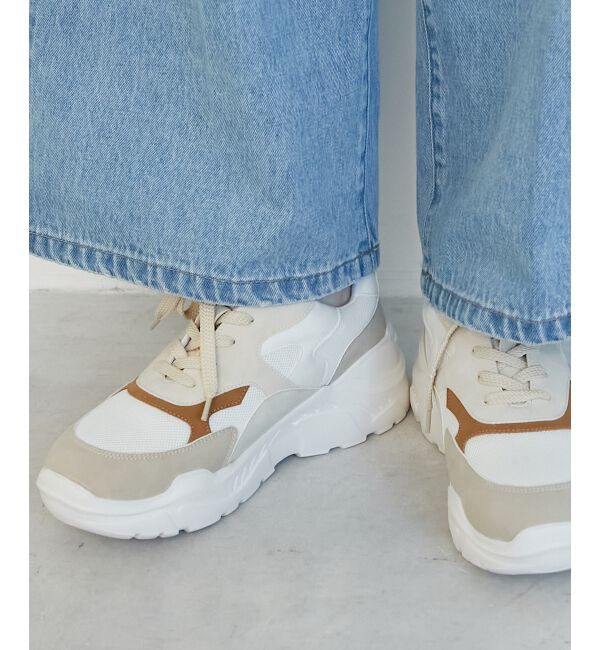  「《WEB限定アイテム》クッションソールボリュームスニーカー」|スニーカー|