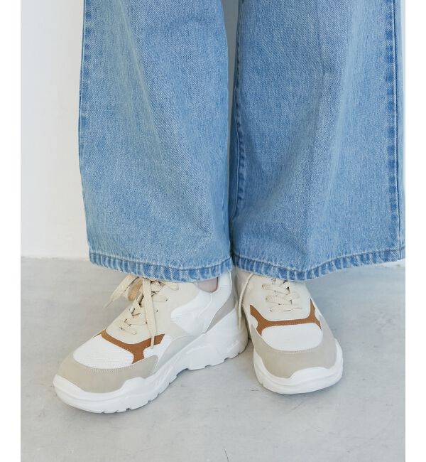  「《WEB限定アイテム》クッションソールボリュームスニーカー」|スニーカー|