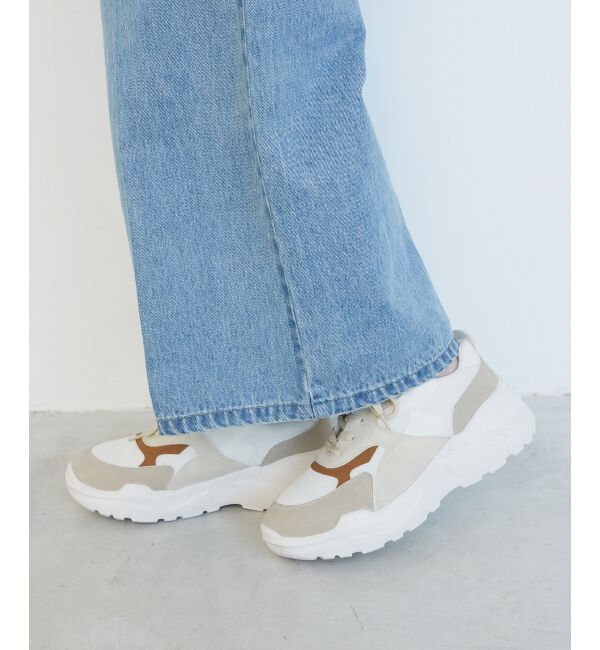  「《WEB限定アイテム》クッションソールボリュームスニーカー」|スニーカー|