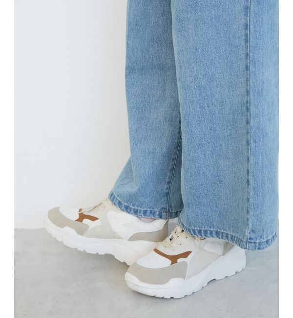  「《WEB限定アイテム》クッションソールボリュームスニーカー」|スニーカー|