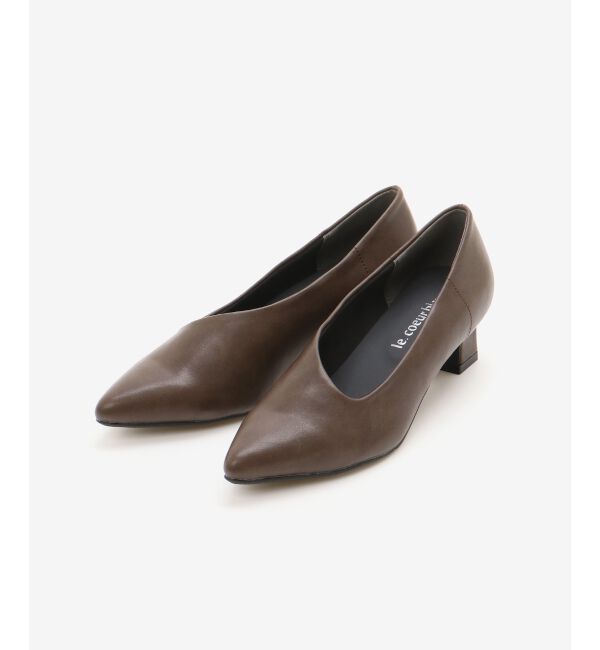  「《WEB限定アイテム》アシンメトリーカットパンプス」|パンプス|