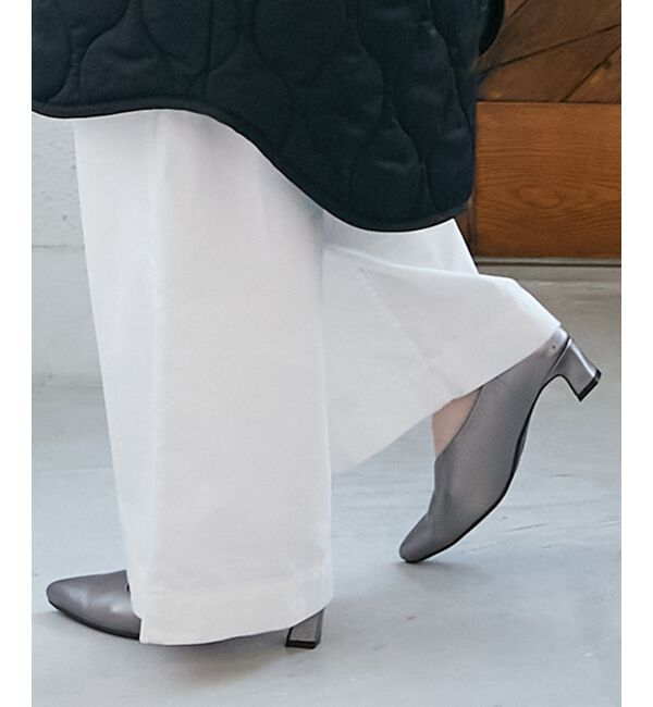  「《WEB限定アイテム》アシンメトリーカットパンプス」|パンプス|