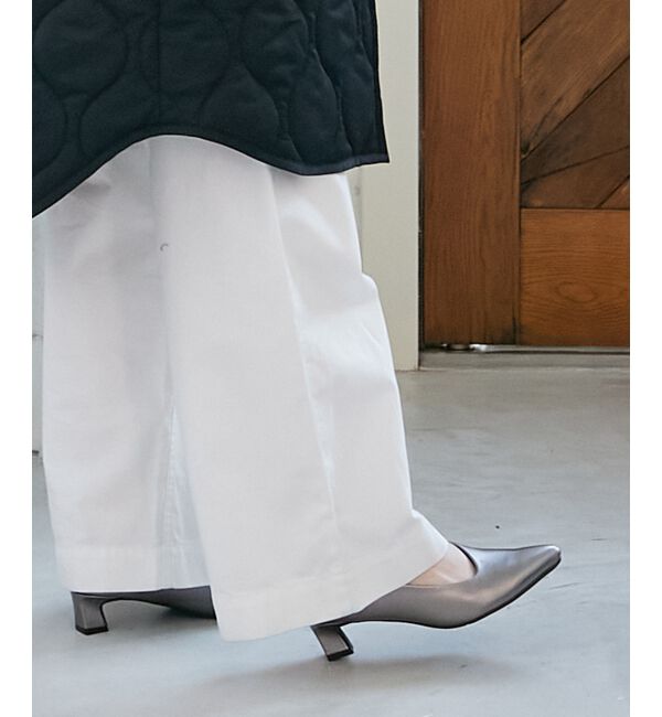  「《WEB限定アイテム》アシンメトリーカットパンプス」|パンプス|
