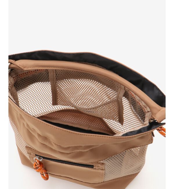  「メッシュフリルデザイン巾着バッグ」|ショルダー・メッセンジャー|