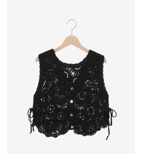  「TORRAZZO DONNAクロシェレースベスト」|ベスト・ジレ|