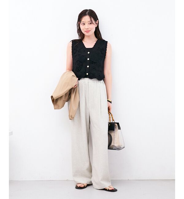  「TORRAZZO DONNAクロシェレースベスト」|ベスト・ジレ|