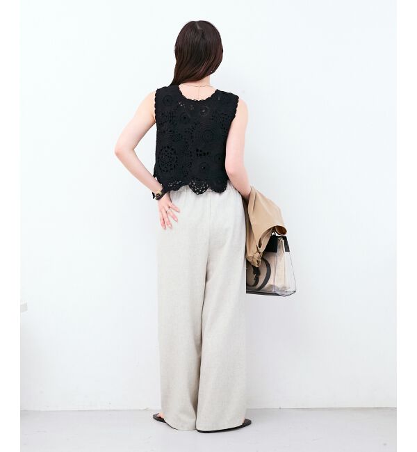  「TORRAZZO DONNAクロシェレースベスト」|ベスト・ジレ|