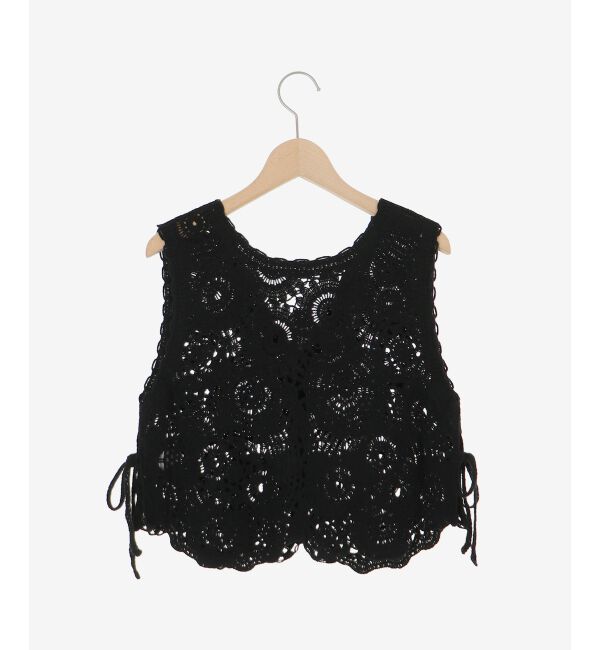  「TORRAZZO DONNAクロシェレースベスト」|ベスト・ジレ|