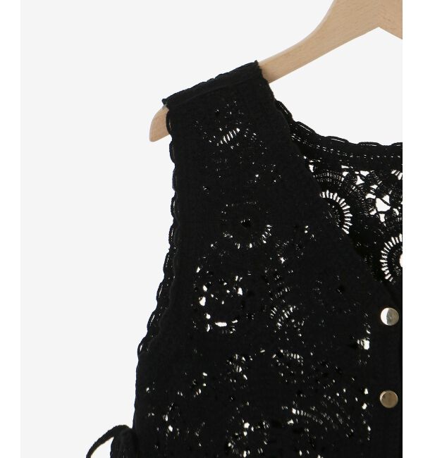  「TORRAZZO DONNAクロシェレースベスト」|ベスト・ジレ|