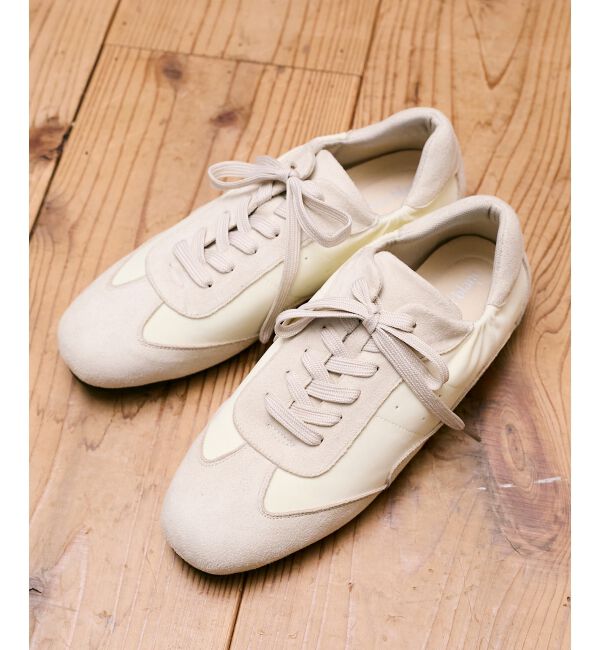  「《WEB限定アイテム》ローカットフラットスニーカー」|スニーカー|アイボリー