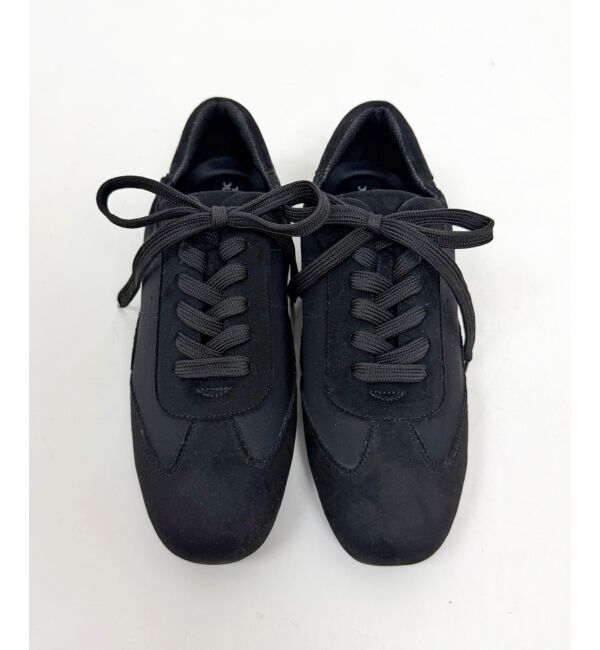  「《WEB限定アイテム》ローカットフラットスニーカー」|スニーカー|ブラック