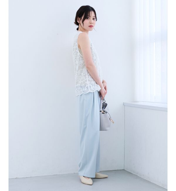  「TORRAZZO DONNAエンブロイダリーレースベスト」|ベスト・ジレ|