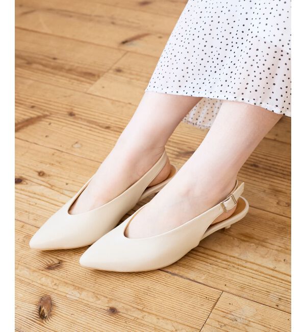  「le.coeur blancバックベルトパンプス」|パンプス|