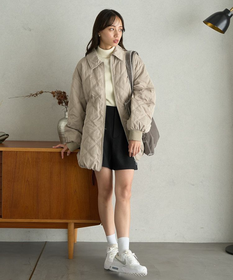 earth music&ecology「【WEB限定】ダブルステッチキルティングコート」|その他|