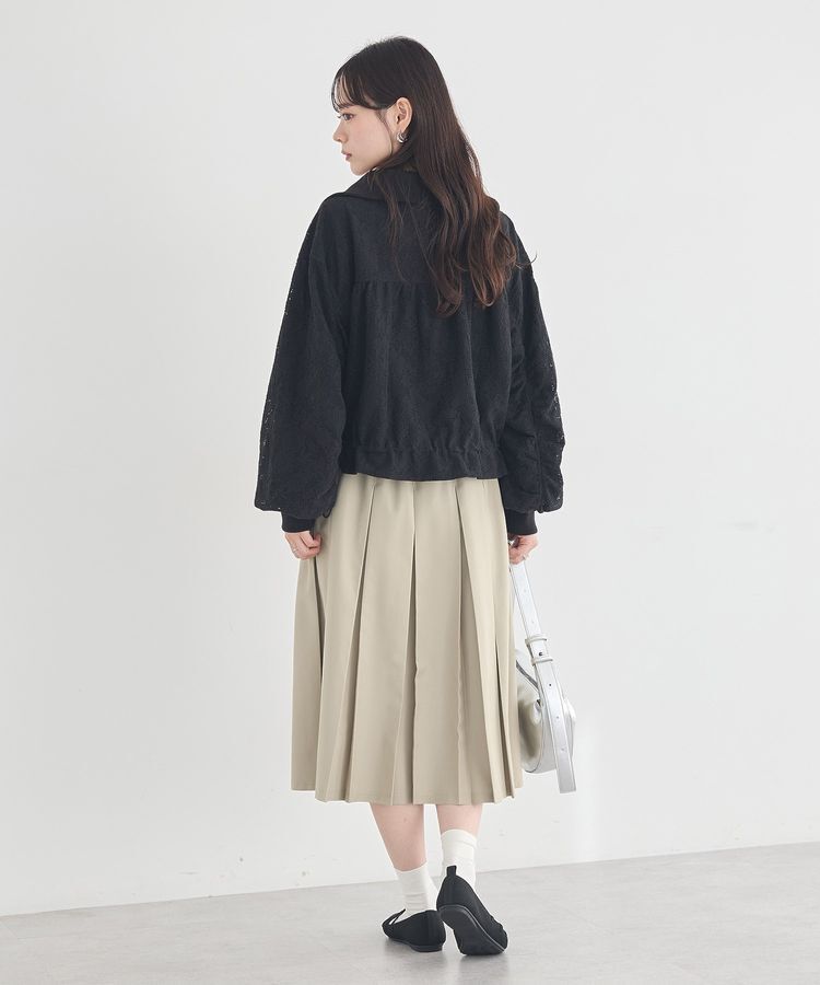 earth music&ecology「レースリバーシブルブルゾン」|ブルゾン・スタジャン|