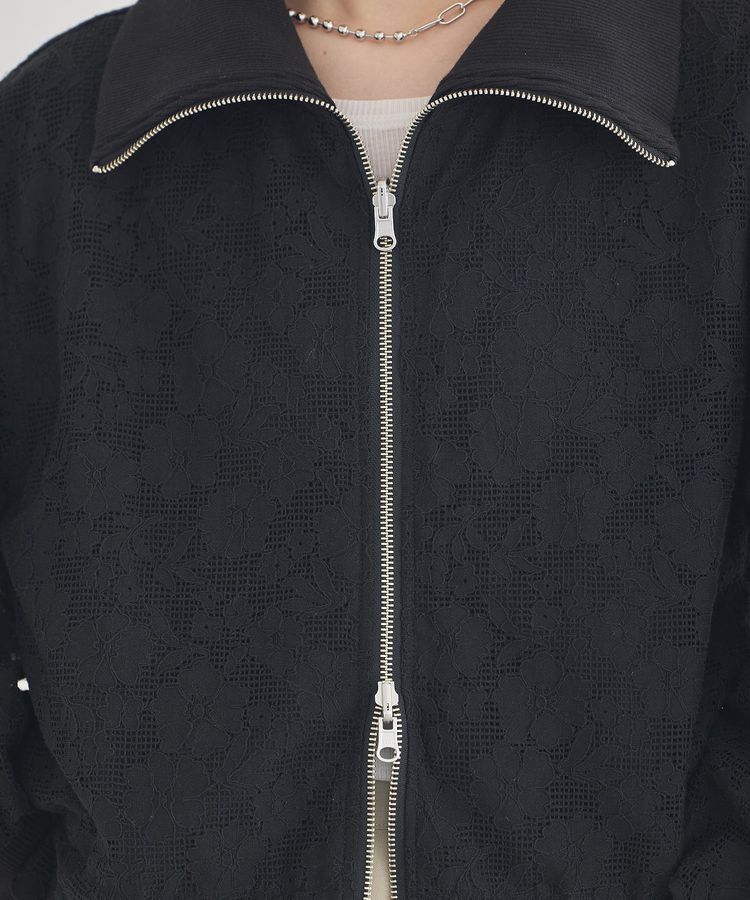 earth music&ecology「レースリバーシブルブルゾン」|ブルゾン・スタジャン|