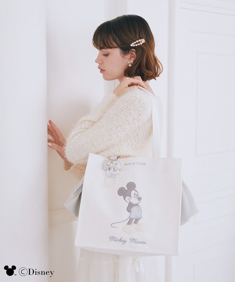 Maison de FLEUR「Mickey Mouse/リボントートバッグ」|トートバッグ|