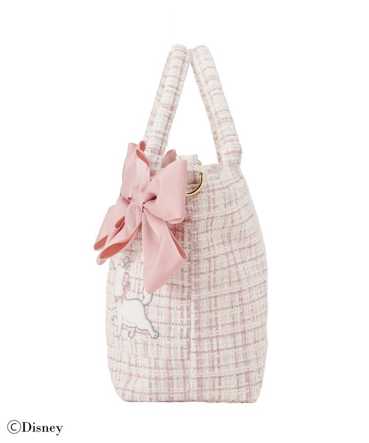 Maison de FLEUR「Disney Marie/ボリュームリボン2Wayトート」|トートバッグ|
