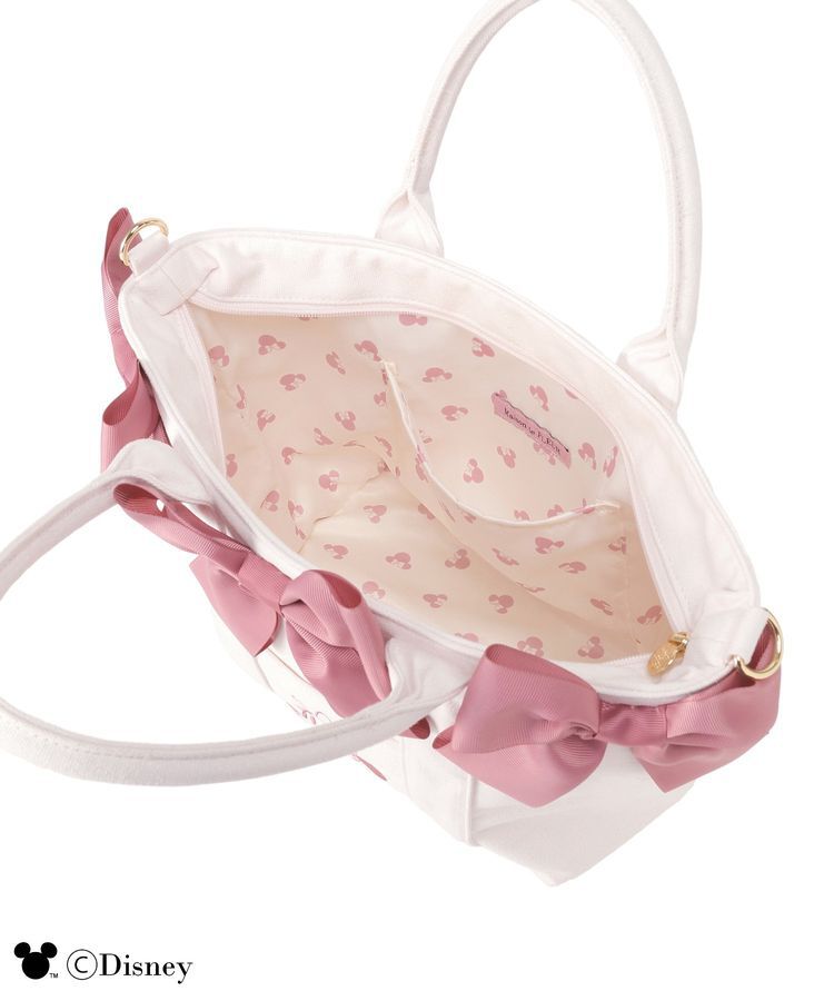 Maison de FLEUR「Minnie Mouse/ボリュームリボン2Wayトート」|トートバッグ|