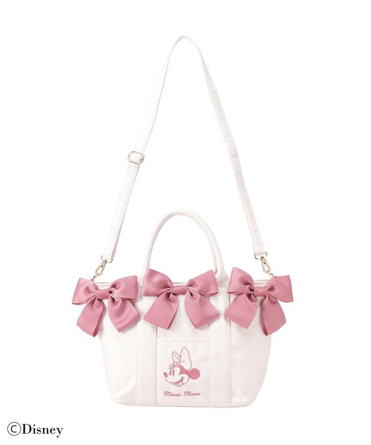 Maison de FLEUR「Minnie Mouse/ボリュームリボン2Wayトート」|トートバッグ|