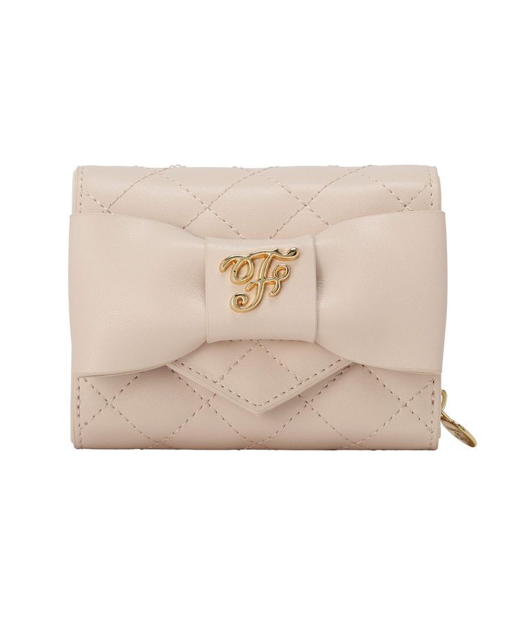 Maison de FLEUR「キルティングFリボンウォレット」|財布|