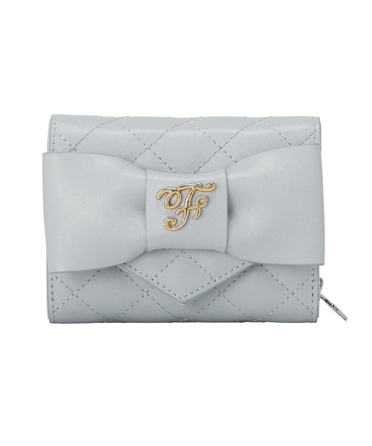 Maison de FLEUR「キルティングFリボンウォレット」|財布|