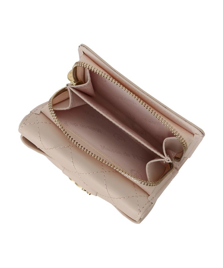 Maison de FLEUR「キルティングFリボンウォレット」|財布|