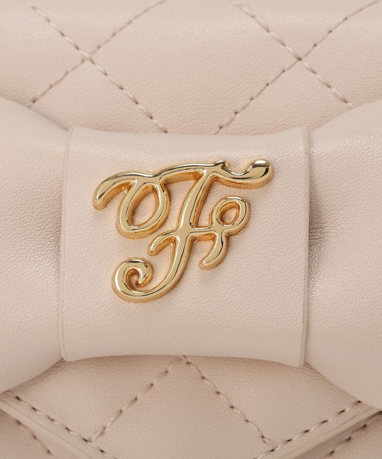 Maison de FLEUR「キルティングFリボンウォレット」|財布|