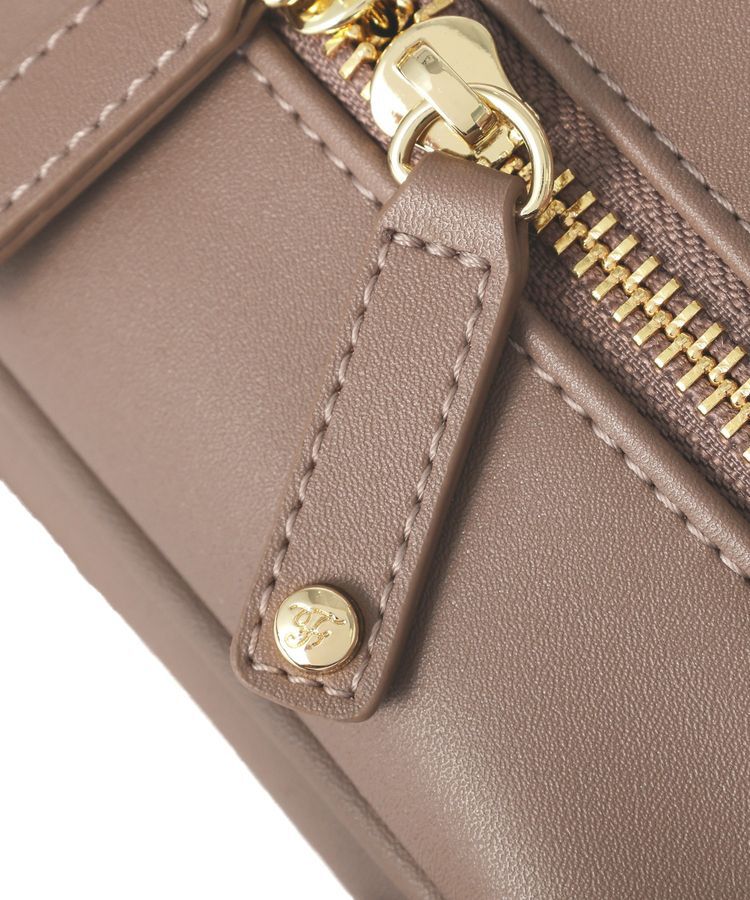 Maison de FLEUR「チャーム付きスクエアボストンバッグ」|ハンドバッグ|