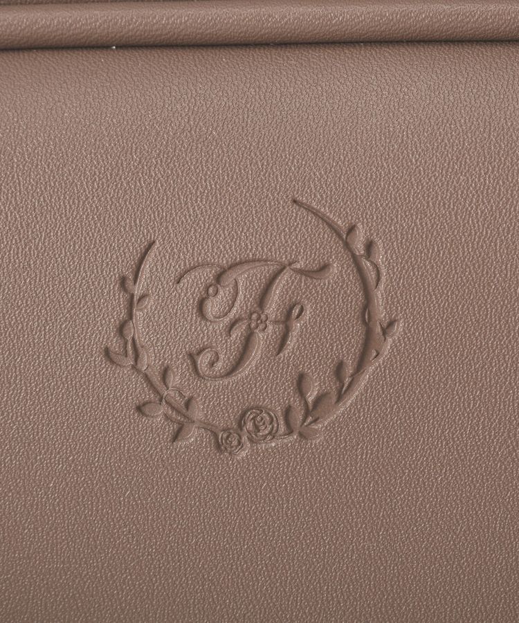 Maison de FLEUR「チャーム付きスクエアボストンバッグ」|ハンドバッグ|