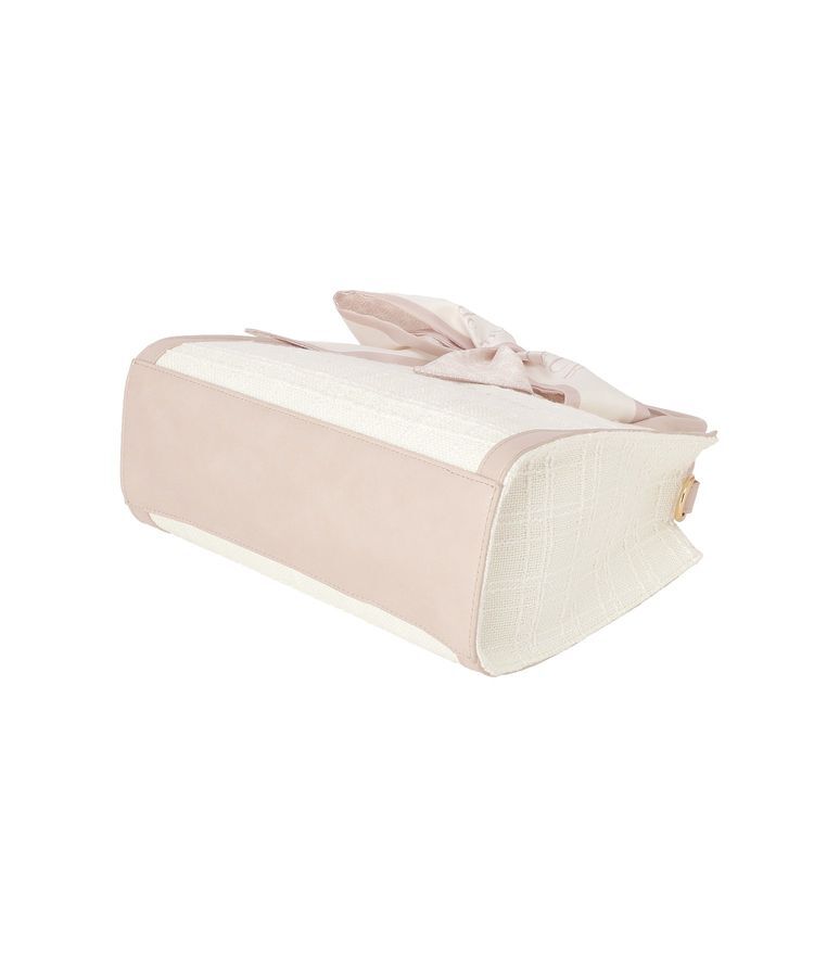 Maison de FLEUR「スカーフ付きツイード2Wayバッグ」|ハンドバッグ|