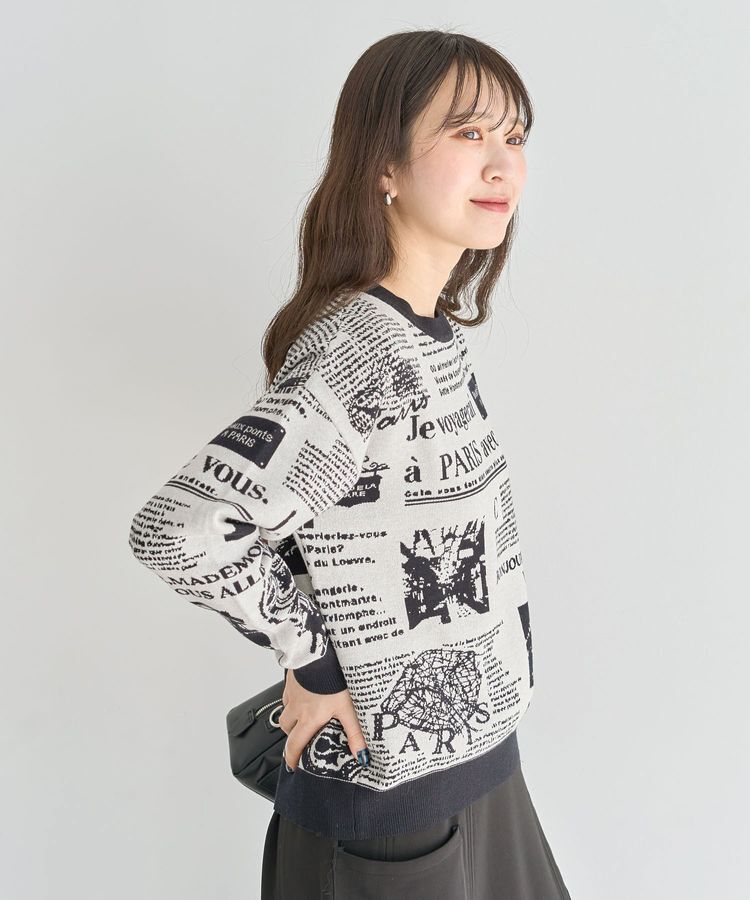 Green Parks「・furry rate ジャカードニットプルオーバー」|ニット・セーター|