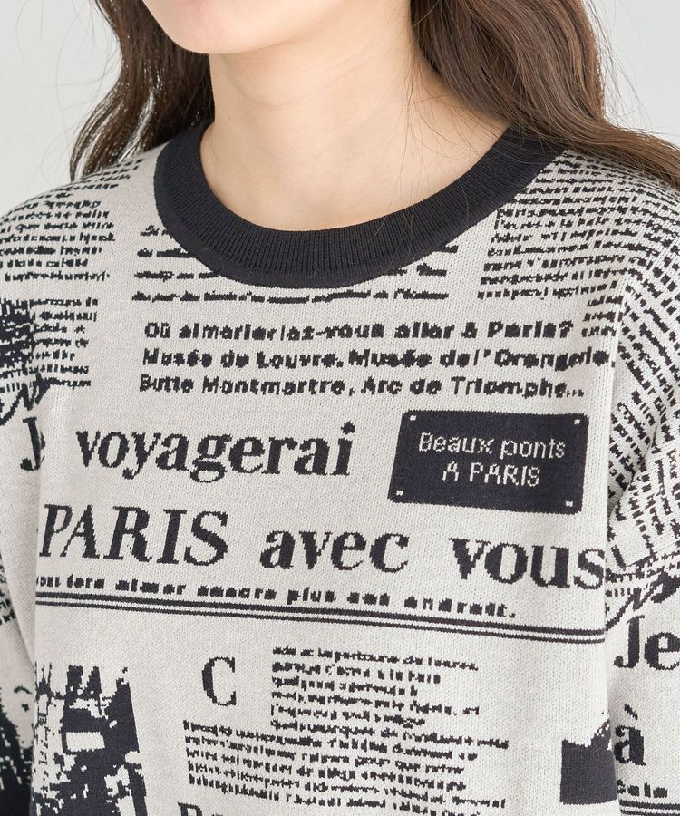 Green Parks「・furry rate ジャカードニットプルオーバー」|ニット・セーター|